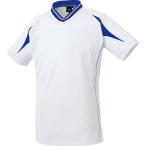 ZETT( Z ) BOT761 1125 бейсбол V шея Baseball рубашка Baseball футболка белый /R голубой 22SS