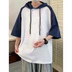 半袖パーカー メンズ スウェットパ�