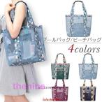 ビーチバッグ レディース 大きめ メッシュバッグ プールバッグ 花柄 おしゃれ スイムバッグ 海 トート型 アウトドア 収納