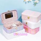 ジュエリーボックス アクセサリーケース アクセサリー収納 コンパクト ピアス ネックレス 指輪 保管 携帯 小物入れ 可愛い 旅行 大容量 宝石箱