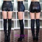  высокий ткань to тугой брюки кожаный салон ntsu шорты короткий хлеб PU кожа женский низ женщина Mini брюки стильный ножек длина весна осень-зима 