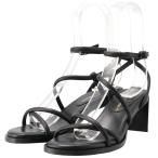 ショッピングNUDE 【並行輸入品】 UNITED NUDE ストラップサンダル TARA LEE MID スクエアトゥ 6cmヒール ミッドヒール 108450116 0002 0001