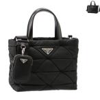 プラダ PRADA トートバッグ パデッド Re-Nylon ナイロン ミニポーチ付き 2WAYハンドバッグ 1BG373B9O RDJN