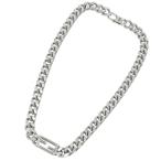 【並行輸入品】 フェンディ FENDI メンズ ネックレス BAGUETTE リンクチェーン 喜平チェーン ユニセックス ギフト 2026年春夏新作 7AJ540 AV8M