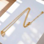 【並行輸入品】 FENDI ネックレス F IS FENDI パール ロゴ ペンダント エフ イズ 調節可 8AK324 A5TO