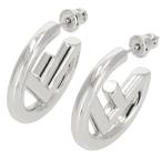 【並行輸入品】 フェンディ FENDI ピアス エフ イズ フェンディ ロゴ F IS FENDI フープピアス 2026年春夏新作 8AK625 B08