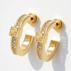 【並行輸入品】 フェンディ FENDI フープピアス フォーエバー フェンディ FOREVER ハギーピアス クリスタル 2026年春夏新作 8AL216 ATEP