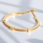 【並行輸入品】 フェンディ FENDI ブレスレット フォーエバー フェンディ FOREVER クリスタル 0.3cm幅 2026年春夏新作 8AL218 ATEP