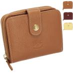 ショッピング二つ折り 【並行輸入品】 IL BISONTE 財布 二つ折り ウォレット ラウンドジップ 小銭入れ付き 二つ折り財布 SMW067 PV0001