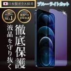 206-12-12Pro 【365日保証】iPhone12 保護フィルム ガラスフィルム ブルーライトカット 衝撃吸収 9H アイフォン アイホン iPhone12 iPhone12Pro 強化フィルム