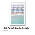  искусство panel Sandy beach W60xD4xH90 постер графический дизайн панель орнамент living вход современный ART-199F
