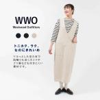 ショッピングWestwood Westwood outfitters ウエストウッドアウトフィッターズWWO きれいめポンチのVネックワンピース 8114818 オフィス 30代 40代 50代 シンプル トラッド