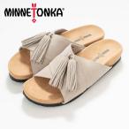 ショッピングミネトンカ MINNETONKA ミネトンカ MILA Stone MTK-5690280  サンダル スエード ナチュラルファッション　ナチュラル服　20代 30代 40代　50代　カジュアル　シンプル