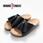ショッピングMINNETONKA MINNETONKA ［ミネトンカ］ MILA SMOOTH BLACK MTK-5696001 MTK-5696001 ミラ レディース 革靴 レザー サンダル 20代 30代 40代 50代 上品 おしゃれ 人気
