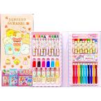 すみっコぐらし ブック型 文房具セット 42種類 お絵かきセット ステーショナリー お絵描きセット すみっこぐらし しろくま ぺんぎん? とんかつ ねこ とかげ