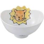 茶碗 子供用 ウェイブ碗 かわいい 子供椀 お茶碗 飯椀 日本製 有田焼 ライオン ポイント消化