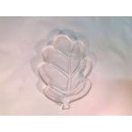 デザート皿 ガラス皿 小皿 葉っぱ おしゃれ かわいい 在庫処分品 大特化 処分価格 インテリア ポイント消化