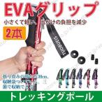 送料無料　トレッキングポール 折り畳み 二本セット 登山ストック 登山用スティック 長さ調整可能 登山杖 5節 超軽量　