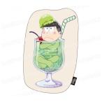 【新品】おそ松さん ダイカットポーチ クリームソーダ松ver.(チョロ松)★アウトレットSALE★[お取り寄せ品]