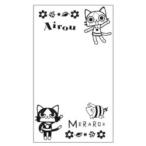 [メール便OK]【新品】【MH4】AIROU Flower Series 画面保護シート(ピンク)97×56mm[在庫品]