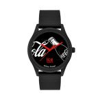 【新品】アイスウォッチ ICE watch 018512 COCA-COLA&amp;ICE-WATCH ブラック（ミディアム）【即納可能】【メーカー正規品・二年保証】 【送料無料※沖縄除く】