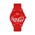 【新品】アイスウォッチ ICE watch 018514 COCA-COLA&amp;ICE-WATCH レッド（ミディアム）【即納可能】【メーカー正規品・二年保証】【送料無料※沖縄除く】