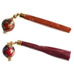  украшение шар metal детали рукоделие рукоделие ручная работа маленький Asian style . украшение . красный фиолетовый украшение на оби декоративная шпилька netsuke сумка очарование детали почтовая доставка возможно 