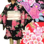 お子様 浴衣 ドレス セット 90 100 110 子供用 ゆかた ドレス 女の子 浴衣ドレス 甚平 ZR