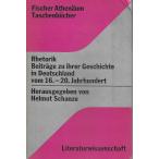 Rhetorik Beitrage zu ihrer Geschichte in Deutschland vom 16.-20.Jahrhundert