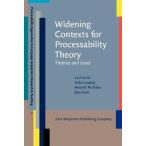 Widening Contexts for Processability Theory: Theories and issues