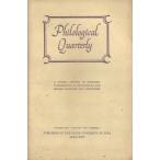 Philological Quarterly : Volume XLII January 1963 Number 1