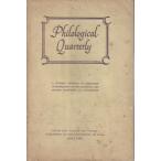 Philological Quarterly : Volume XLIV January 1965 Number 1