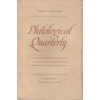 Philological Quarterly : Volume XLIX April 1970 Number 2