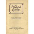 Philological Quarterly : Volume XLII October 1963 Number 4