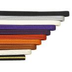 女物正絹三分紐帯〆-無地綾藤/No...