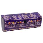  гора кожа ягненка очки кейс улица средний . рисунок ( темно-синий ) Индия 