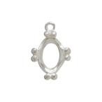 SV украшение ушко овальный 5x7mm круг can есть 