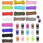 16 -цветный набор палатка трос 4mm длина 3m кемпинг уличный красочный выдерживаемая нагрузка многофункциональный DIY умение произведение .. браслет комплект садоводство трос пряжка имеется 