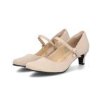 METAL ROUGE メタルルージュ レディース パール調ビジューストラップパンプス 507 ベージュ【op】[2755_1]