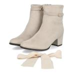 ショッピングファーファ la farfa ラファーファ レディース 3WAYストレッチショートブーツ 幅広4E 大きいサイズ 滑りにくい 3通りにアレンジできる 5400 アイボリー