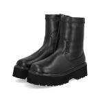 ショッピングファーファ la farfa ラファーファ レディース 厚底ストレッチショートブーツ 幅広4E 大きいサイズ 5900 ブラック