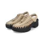 ショッピングkeen KEEN キーン UNEEK PLT レディーススポーツサンダル 厚底(ユニークピーエルティー) 1030534 サファリ/ブラック