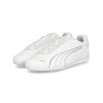 PUMA プーマ CATCH SOLEIL 軽量 レディーススニーカー 薄底 ロープロファイル キャッチソレイユ 402744 04 ホワイト/シルバー/フェザーグレー