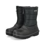 ショッピングリファ DUNLOP REFINED ダンロップリファインド メンズ センタージップウィンターブーツ 防水 防寒 暖かボアインソール ハーフ丈 A3105 ブラック