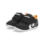 ショッピングシューズ converse コンバース MINI RS 2 ファーストシューズ ベビースニーカー ミニRS2 37302441ブラック オレンジ