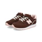 new balance New balance Y373[ легкий / маленький ширина ] Kids спортивные туфли ребенок обувь туфли с ремешками 1 шт. ремень Y3736ZS Brown / розовый 