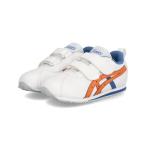 ASICS KIDS SUKU2 アシックス スクスク COTLA MINI SL 2 キッズスニーカー 子供靴 2本ベルト ストラップ(コトラミニSL2) 1144A383 108 ホワイト/オレンジ 爆買