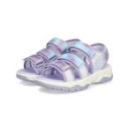 MADFOOT! マッドフット キッズ スリーベルトキラキラスポーティーサンダル 3本ストラップ 子供靴 251007 ホワイト/コンビ