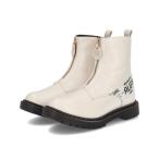 ショッピングアルジー ALGY アルジー キッズ センタージップショートブーツ 3456 アイボリー