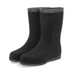 第一ゴム シェブリーエボル【滑りにくい/あったか裏起毛/雪道対応】レディース レインブーツ ハーフ丈 長靴 A2391 ブラック